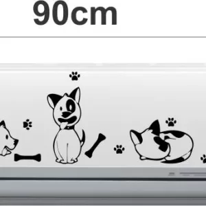 Yatos 20 cm Molticolur Decorative Air Conditioner Sticker_PCAC231 Self Adhesive Sticker  (Pack of 1)