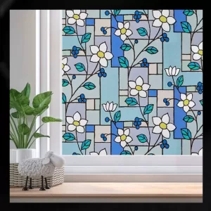 Yadav Stickers 731.52 cm Window Glass Film Sticker -BP-12X24 Inch Self Adhesive Sticker (Pack of 1) Self Adhesive Sticker  (Pack of 1)