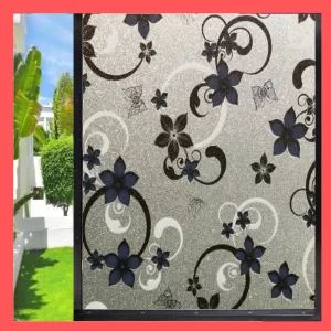 Yadav Stickers 2194.56 cm Window Glass Film Sticker -BSF-12X96 Inch Self Adhesive Sticker (Pack of 1) Self Adhesive Sticker  (Pack of 1)