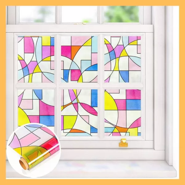 Yadav Stickers 1463.04 cm Window Glass Film Sticker -M-12X48 Inch Self Adhesive Sticker (Pack of 1) Self Adhesive Sticker  (Pack of 1)
