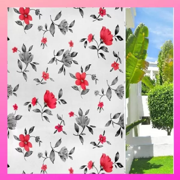 Yadav Stickers 2194.56 cm Window Glass Film Sticker -RBF-12X96 Inch Self Adhesive Sticker (Pack of 1) Self Adhesive Sticker  (Pack of 1)