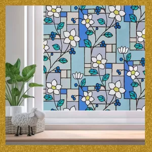 Yadav Stickers 731.52 cm Window Glass Film Window Film Glass Sticker 12x24 InchFrosted-24x120 Inch Self Adhesive Sticker  (Pack of 1)