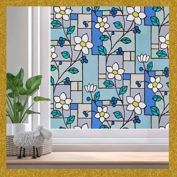 Yadav Stickers 731.52 cm Window Glass Film Window Film Glass Sticker 12x24 InchFrosted-24x120 Inch Self Adhesive Sticker  (Pack of 1)