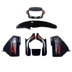 CD Deluxe Type 3 Black & Red Full Body Kit - Bold Upgrade & Protection