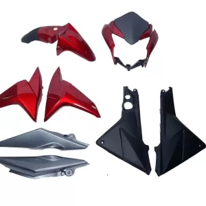 Upgrade Your Ride: Red Full Body Kit for Honda CB Twister