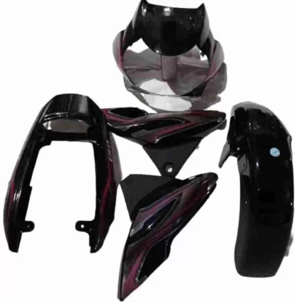 Discover 100Mcc Black & Gold Majesty: Full FIBER Body Kit