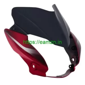 Ultra Headlight Visor For DISCOVER 125M RED