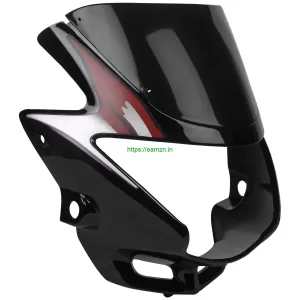 Ultra Headlight Visor For GLAMOUR TYPE3 BLACK RED