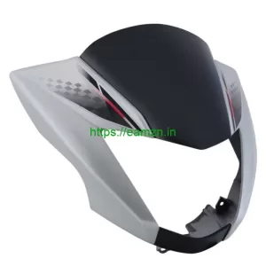 Ultra Headlight Visor For GLAMOUR NM TYPE2 SILVER