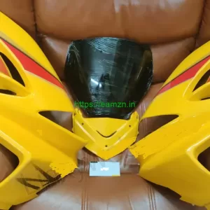 visor mudguard tail cowl For KARIZMA R OM YELLOW