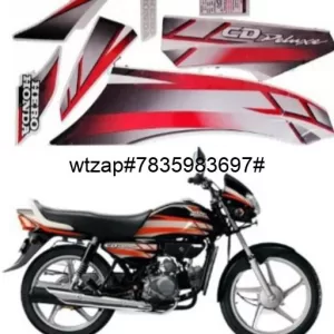 Ultra Full Sticker Kit For CD DELUXE NM TYPE2 BLACK RED