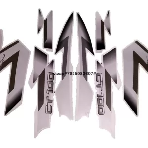 Ultra Full Sticker Kit For CT100 OM BLACK GREY