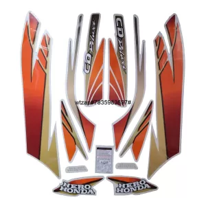 Ultra Full Sticker Kit For CD DELUXE TYPE3 RED