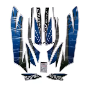 Ultra Full Sticker Kit For CD DELXUE OM BLUE