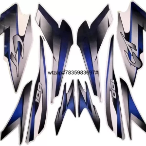 Ultra Full Sticker Kit For CT100 T3 B LOGO BLACK BLUE