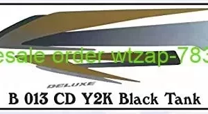 Ultra Full Sticker Kit For CD Y2K BLACK