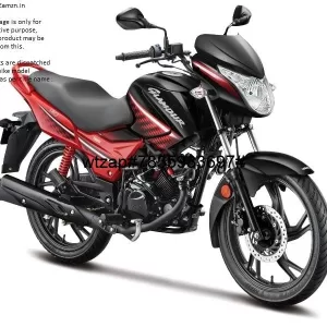 Ultra tail Panel For GLAMOUR 125 I3S BLACK RED