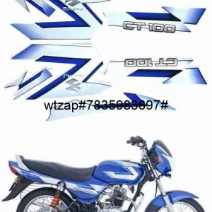 Ultra Full Sticker Kit For CT100 OM BLUE